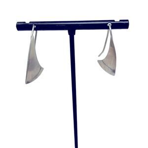 Vintage 925 Mexico TC-100 Pierced Sterling Silver Earrings